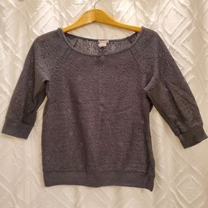 Luna Chix, Juniors L, gray, sweater